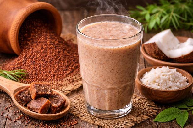 Herbal Porridge-kurakkan kenda(ragi finger millet)